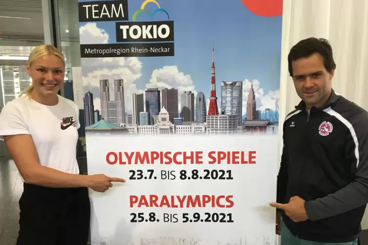 Neues Datum, neues Glück: Lisa Mayer und Nikolai Kornhaß sehen sich in der Vorbereitung auf die Spiele 2021 in Tokio. 