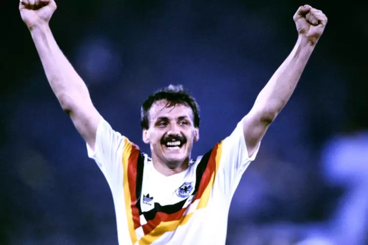 Freude pur: Jürgen Kohler nach dem 1:0-Sieg im WM-Finale 1990 gegen Argentinien. 