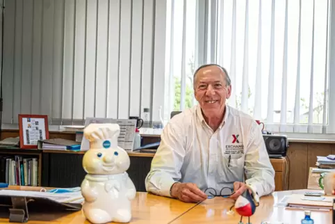 Donald Henson leitet die Grünstadter Aafes-Bäckerei. 