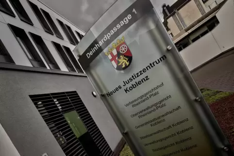 Das Koblenzer Justizzentrum, der Sitz der dortigen Staatsanwaltschaft. 