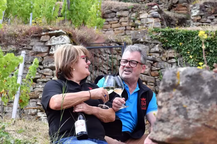 Uwe Keller und seine Frau Anne haben eine große Leidenschaft für die Weinkultur.
