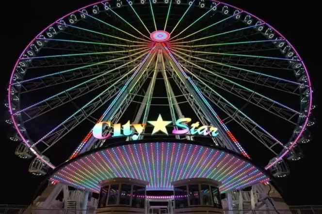 70 Meter hoch ist das Riesenrad »City Star«.