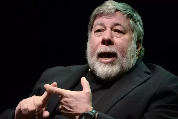 Steve Wozniak, hier im Jahr 2015, tritt immer wieder als Redner bei Tech-Shows und anderen Veranstaltungen auf. 