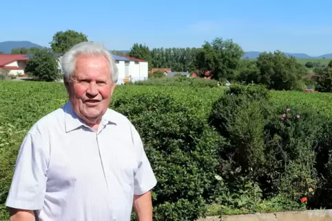 Kurt Bangerth engagiert sich in seiner Gemeinde, um die Erinnerung an die frühere jüdische Gemeinde in Ingenheim wachzuhalten. 