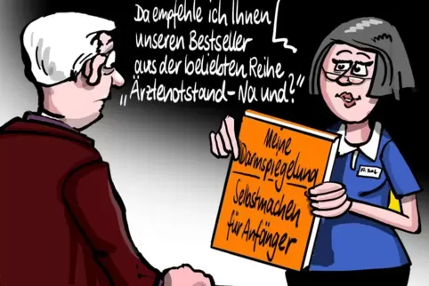 Die Kehrseite des Ärztemangels.