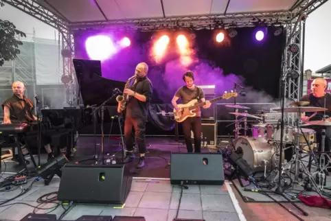 Innovativer Jazz aus der Schweiz: „Ronin“ mit Bandleader Nik Bärtsch, Sha, Jeremias Keller und Kaspar Rast (von links) .