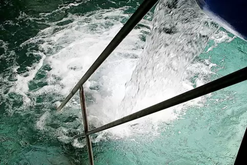 2000 Kubikmeter Frischwasser fassen die Erdbehälter im Wasserwerk im Ordenswald. 