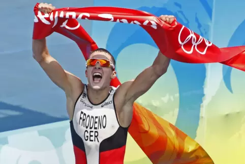Frodeno im Olympiasieger-Trikot anno 2008.