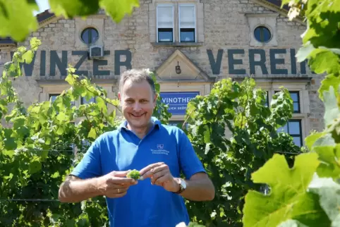 Hat noch viel mit dem Winzerverein Deidesheim vor: Steven Kärgel. 