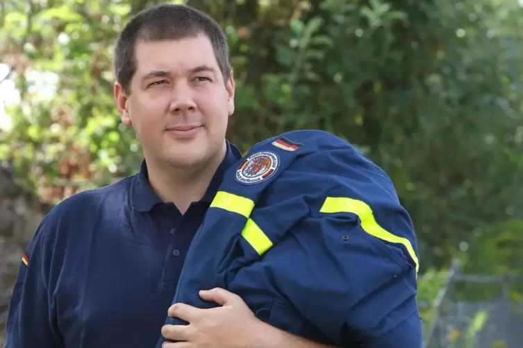 Der 37-j&auml;hrige Michael Spellmeyer war als Helfer vor Ort.