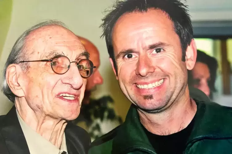 Willi Pfeifer und SWR-Redakteur J&uuml;rgen Schmidt (re.).
