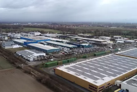 Das Landauer Michelin-Werk.