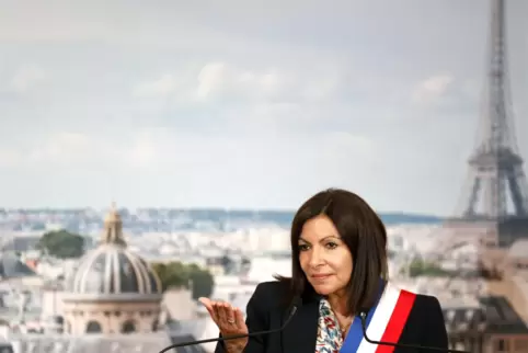 Anne Hidalgo, die sozialistische Bürgermeisterin von Paris, regiert mit den Grünen. 