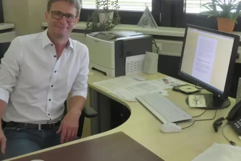  Schulleiter Stefan Eichenlaub sieht die Berufsbildende Schule bei der Digitalisierung in führender Position. 
