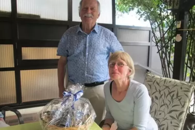 Zu Gast in Otterstadt: Tania Weil mit Otto Berthold. 