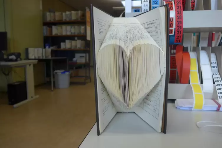 Das Herz der B&uuml;cher.
