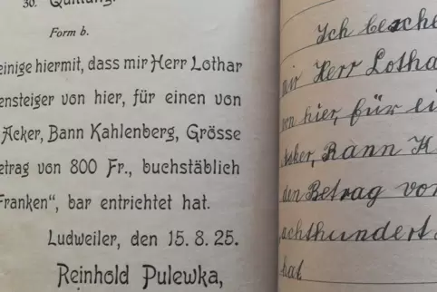 Historischer Musterbrief aus dem „Kleinen Schriftverkehr“. Historischer Musterbrief aus dem „Kleinen Schriftverkehr“.