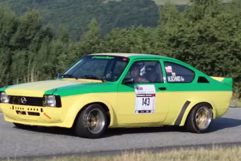 In diesem Jahr kann er im Gewerbegebiet Sembach nicht an den Start gehen: Martin Schmied mit seinem Opel Kadett C Coupe.