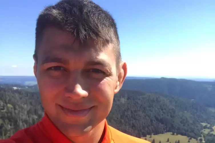  Ringer Denis Kudla auf dem Herzogenhorn. 