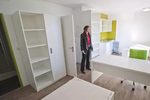 In Rheinland-Pfalz blieb manches Zimmer der Studierendenwerke leer. Das Foto zeigt eine sanierte Wohnung aus dem Jahr 2015. 