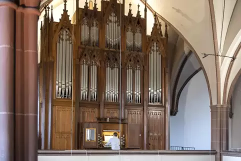 Frisch restauriert: die Stiehr-Orgel in St. Georg.