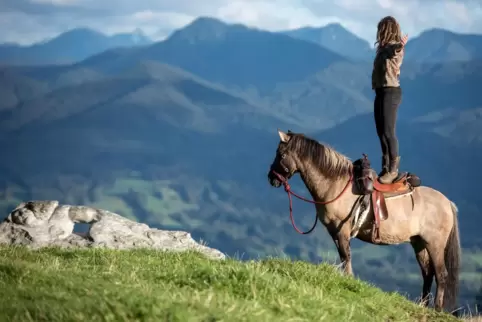 Filmszene mit Simone Hage