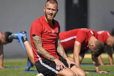 Neu-Lauterer mit einer Leidenschaft für Tatoos und für die Bibel: Tim Rieder. 