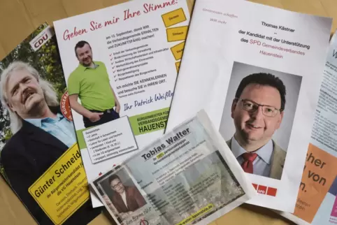 Unter fünf Kandidaten können die Bürger wählen. 