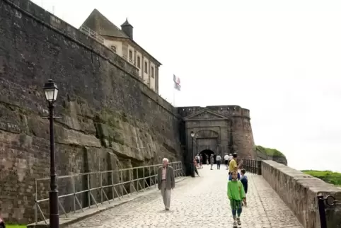 Die Zitadelle Bitsch. Anno 1870/71 wehrten die belagerten Verteidiger hier die bayerischen Angreifer ab. Sie blieben unbesiegt.