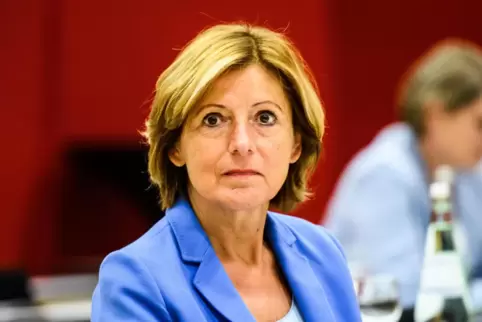Malu Dreyer am Donnerstag im Landtag. 