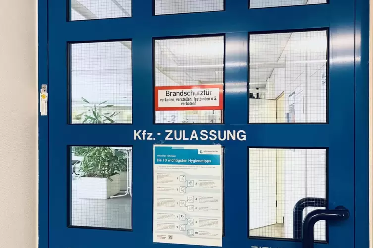 Kfz-Zulassungsstelle in Ludwigshafen.