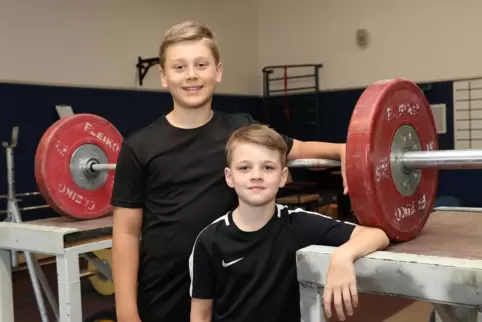 Mehrmals Training wöchentlich: Jaron (links) und Mattis Kihm