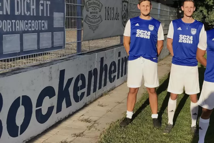 Die Neuen des TSV Bockenheim, von links: Nico Henseleit, Steffen Löser, Fatih Karaca, Dominik Wanner, , Frederick Neckerauer und