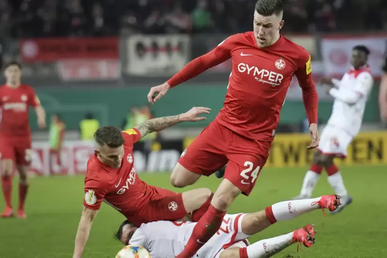 Christian K&uuml;hlwetter (vorne) und Florian Pick spielen fortan f&uuml;r den 1. FC Heidenheim. 