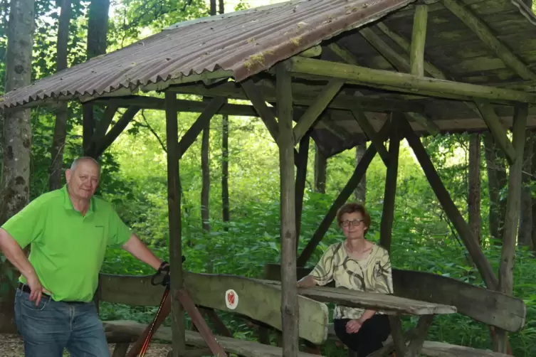 Erholungsm&ouml;glichkeit f&uuml;r eine Wanderpause. 