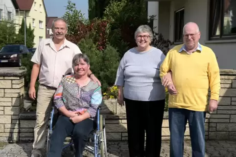 Oft vereint: (von links) Volker und Annegret Weber sowie Christel und Manfred Schramm. 