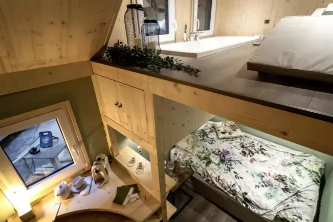 Raumwunder sind die Tiny Houses, die Stefan Diekmann fertigt.