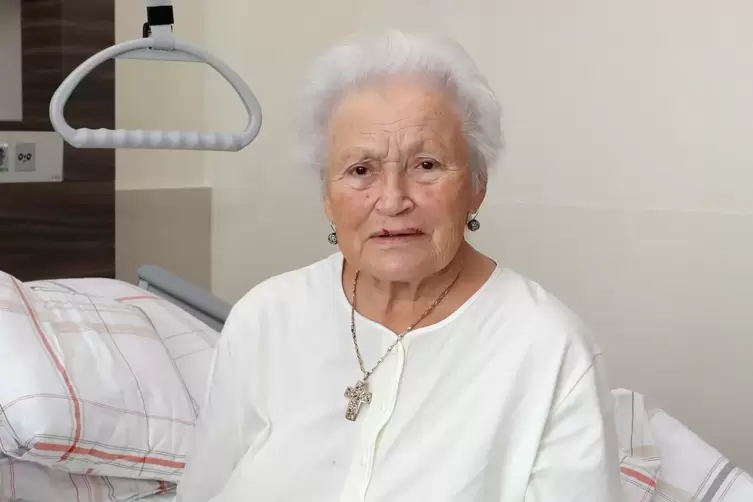 Froh &uuml;ber schnelle Hilfe: Ana Milicevic.