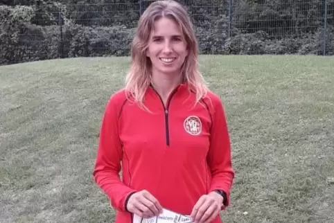 Christine Port von der VT Zweibrücken, wird Anfang September Pfalzmeisterin im Weitsprung der Frauen. 