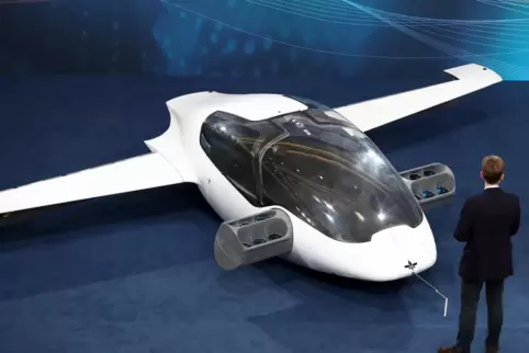 Der Prototyp des Flugtaxis von Lilium.