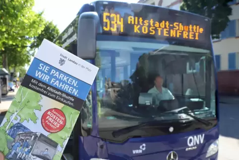 Das neue Shuttle in Landau.
