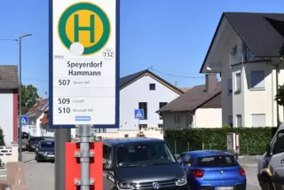 Auch die Haltestelle Hammann in Lachen-Speyerdorf soll barrierefrei umgebaut werden. 