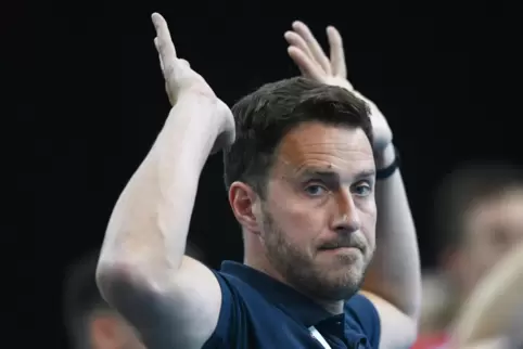Ist am Wochenende mit den Eulen Ludwigshafen auf einer Testspiel-Tour: Trainer Ben Matschke. 