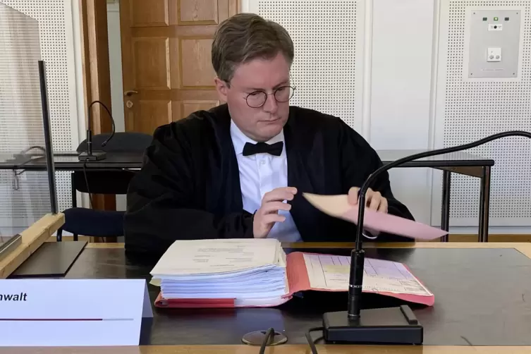 Mit neuem Anwalt: im Korrektur-Prozess l&auml;sst sich die Lockvogel-Frau von Moritz David Schmitt verteidigen. 