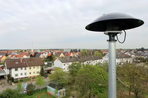 Sirenenmast in Speyer.