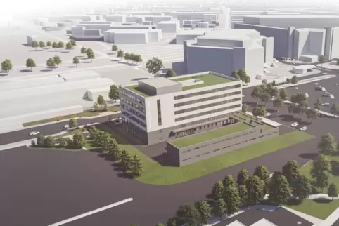 So soll das medizinische Zentrum an der Brunckstraße aussehen. 