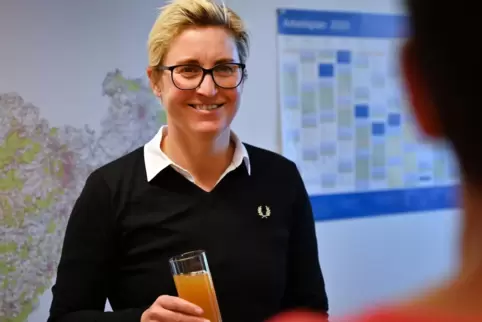 Landes- und Fraktionsvorsitzende der Thüringer Linken: Susanne Hennig-Wellsow.