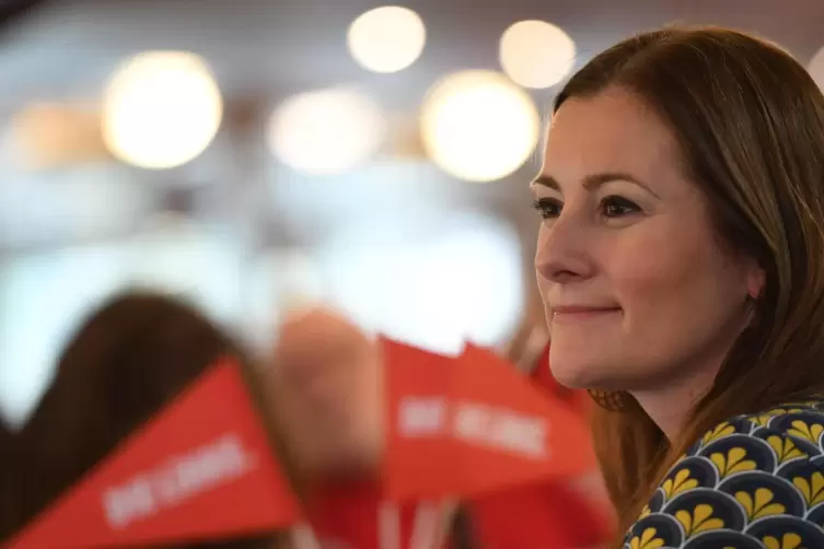 Fraktionsvorsitzende der Linken im hessischen Landtag: Janine Wissler.