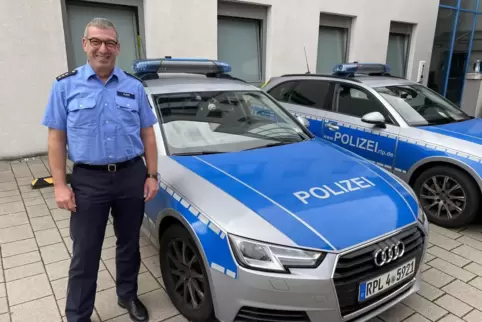 Ralf Klein ist noch immer im Streifenwagen unterwegs – allerdings nur, wenn er Dienststellen in seinem Zuständigkeitsbereich bes