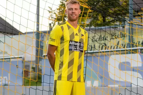 Grinst sich einen: Kevin Hoffmann. 